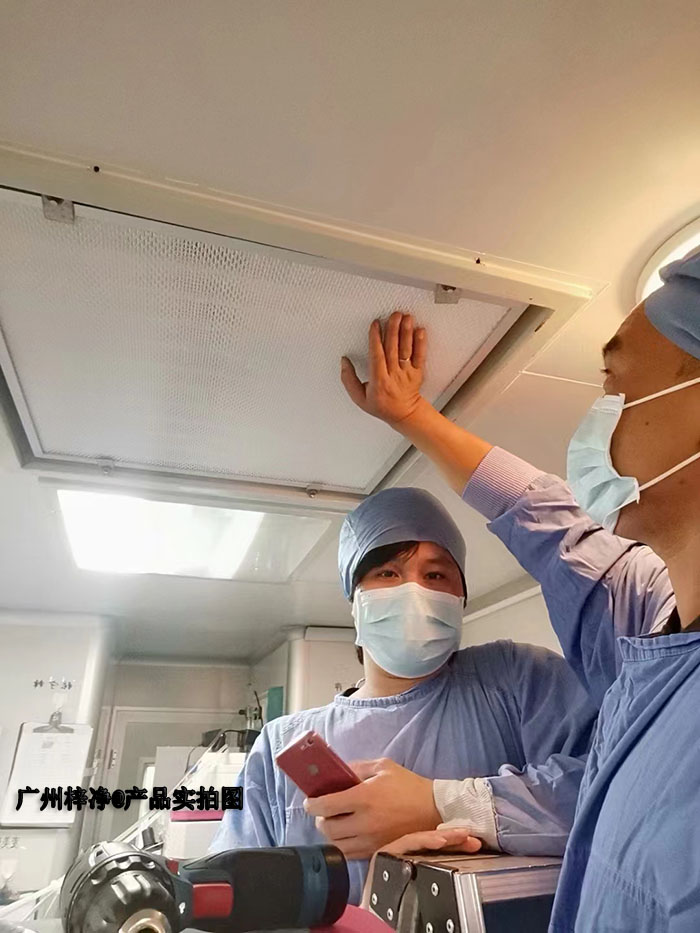 高效過濾器更換現(xiàn)場實拍圖